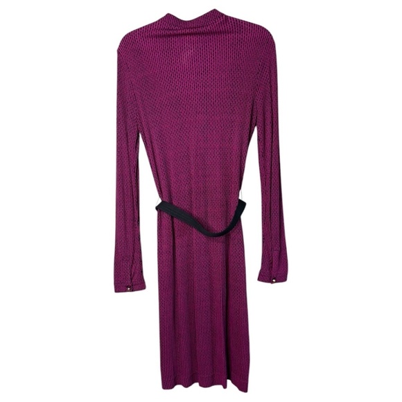 TORY BURCH Hadley 100% Rayon Shirt Dress Front Chest Pockets Gold Buttons Sz XS - Picture 4 of 11